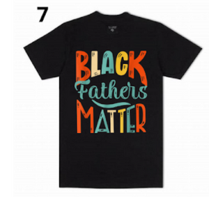 Black Father's Matter Men's Tshirt-Black