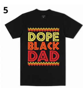 Dope Black Dad-Yellow, Orange, Red Men's Tshirt-Black