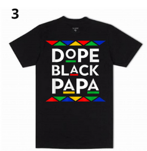 Dope Black Papa Men's Tshirt-Black