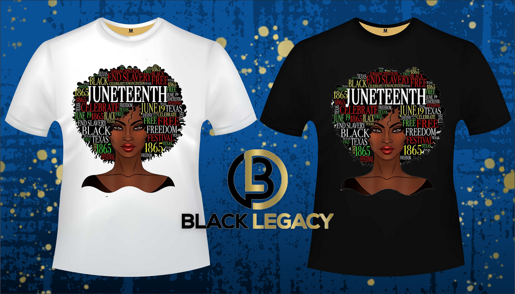 BL Juneteenth Afro Graphic