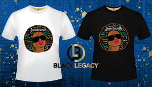 Black Legacy Juneteenth Fro Woman