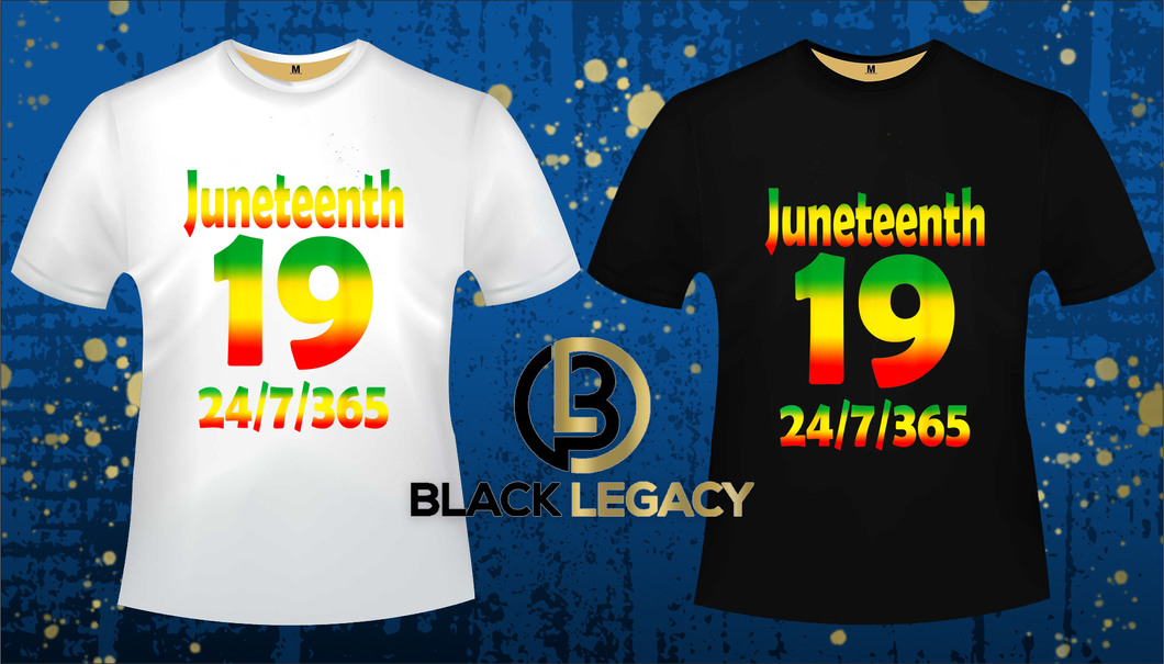 Black Legacy Juneteenth Date Tee